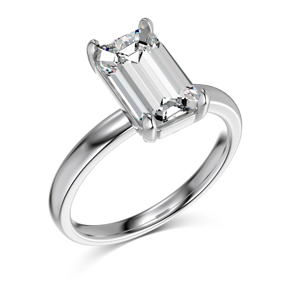 BELLE 3 ct. Emerald Cut Ring