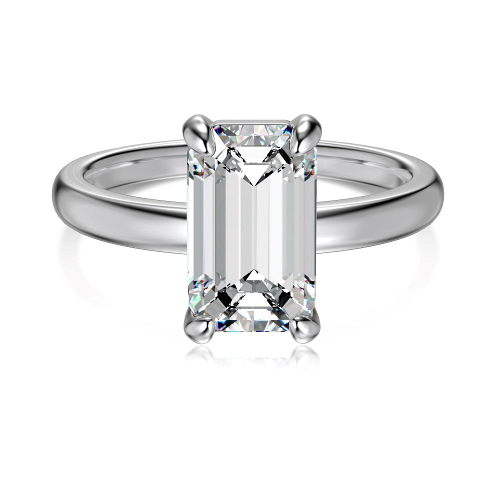 BELLE 3 ct. Emerald Cut Ring