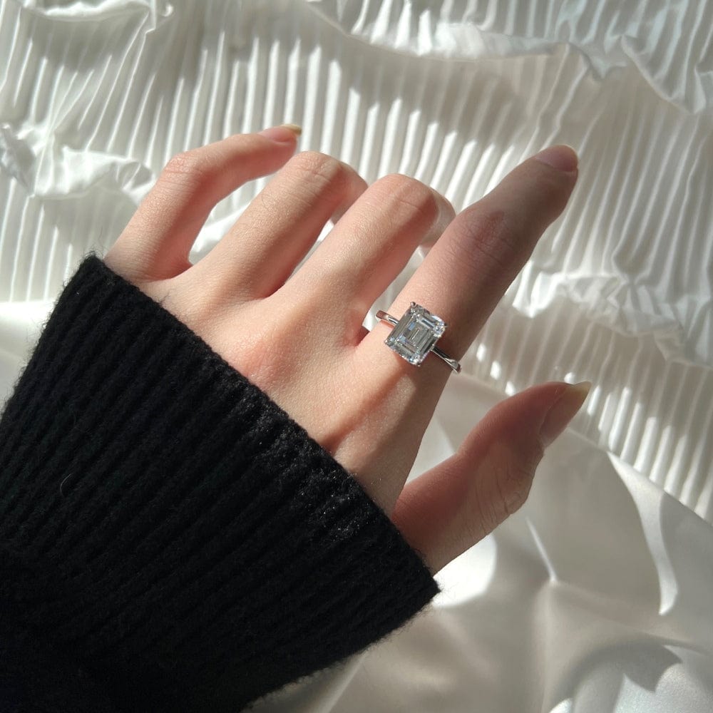 SOFI 4 ct. Solitaire Emerald Ring