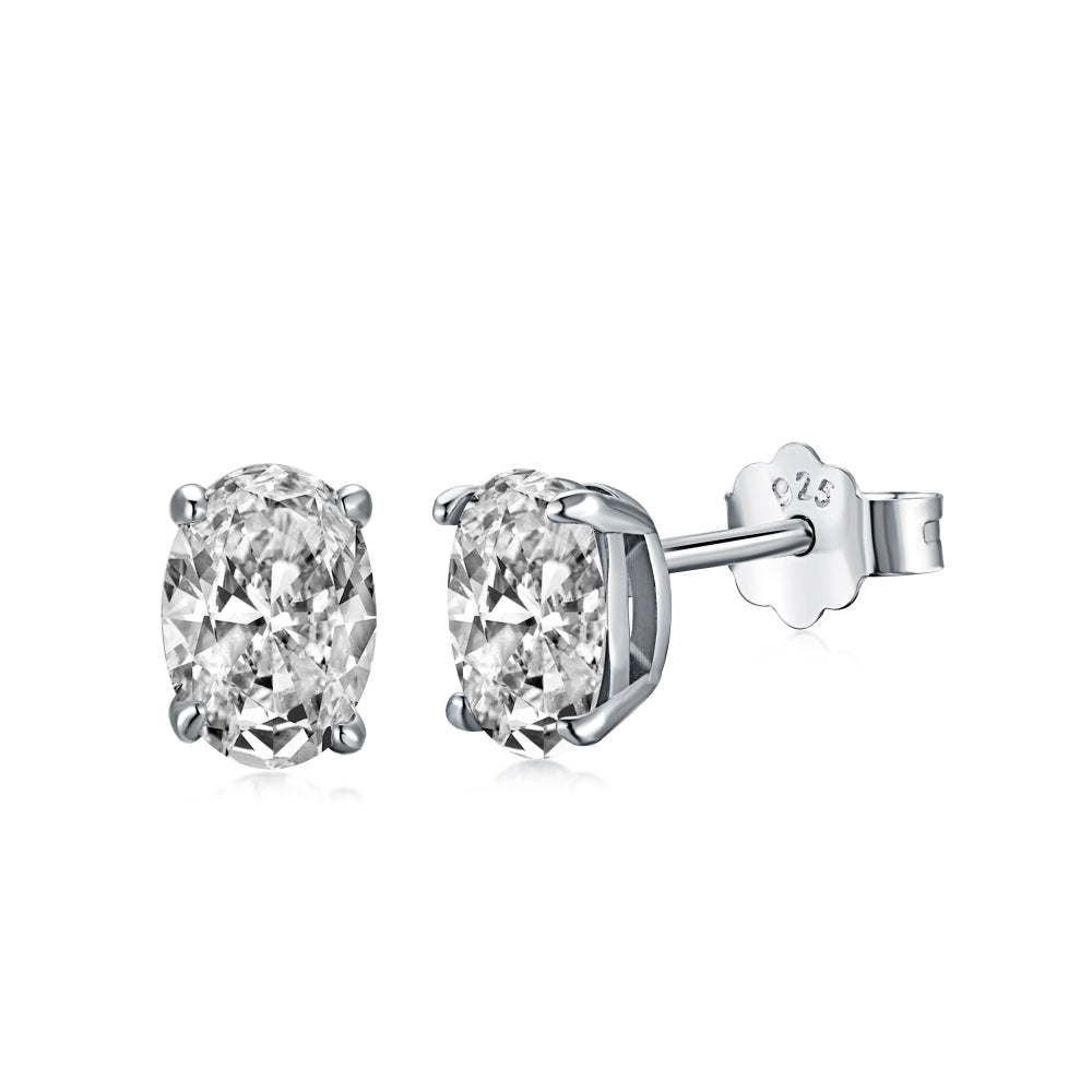 OVEA 1 ct. Oval Stud Earrings
