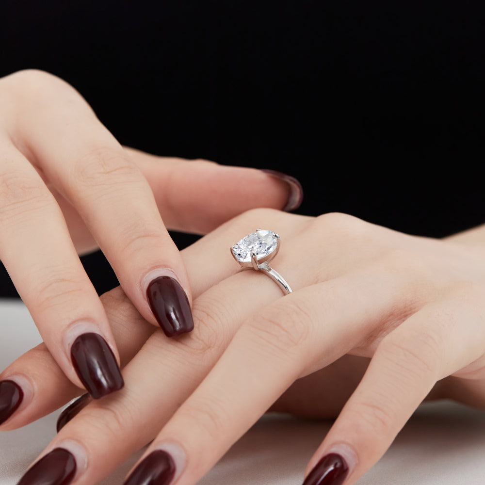 MAGNUM 3 Ct. Oval Solitaire Ring