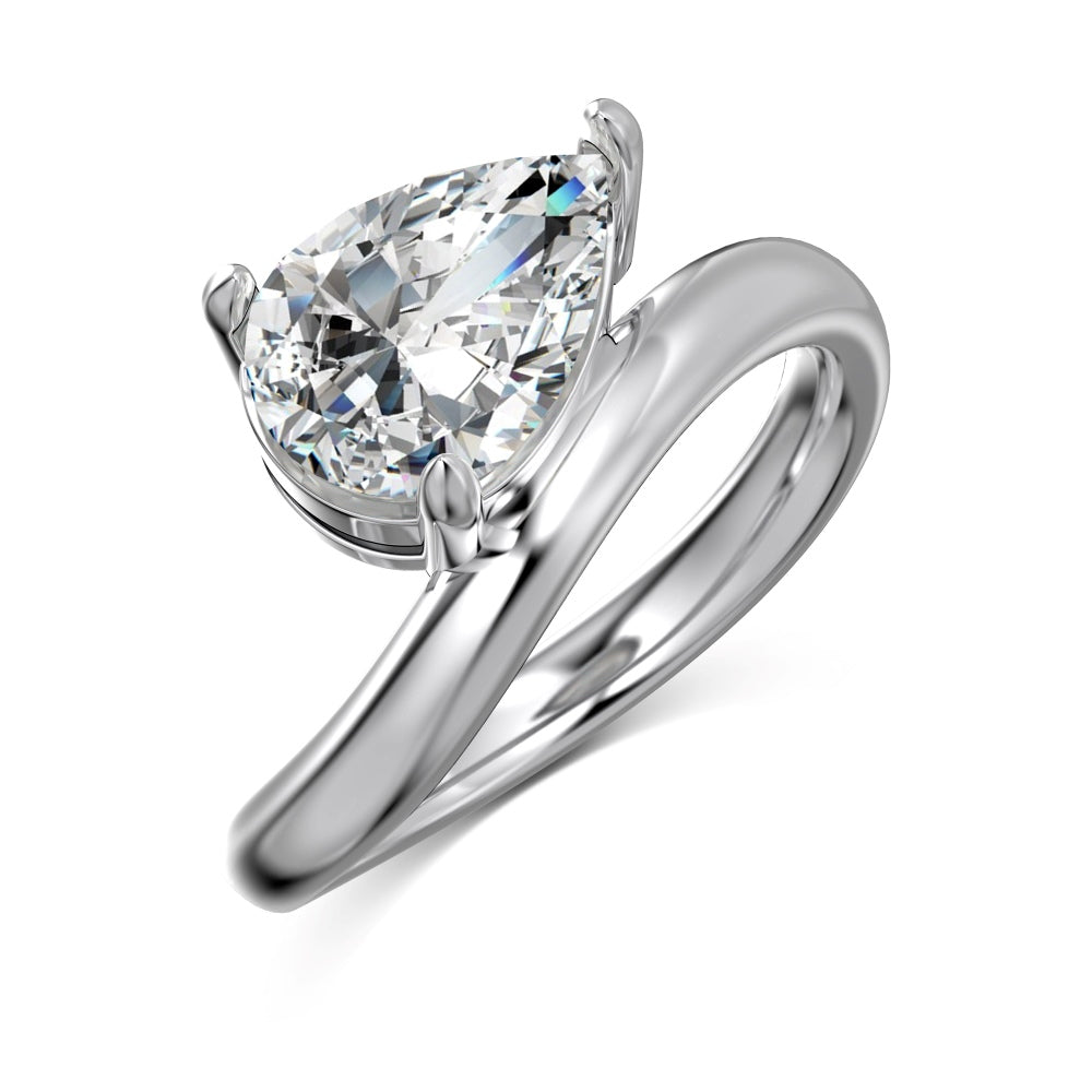 CANCUN 2.2 ct. East-West Pear Shaped Ring