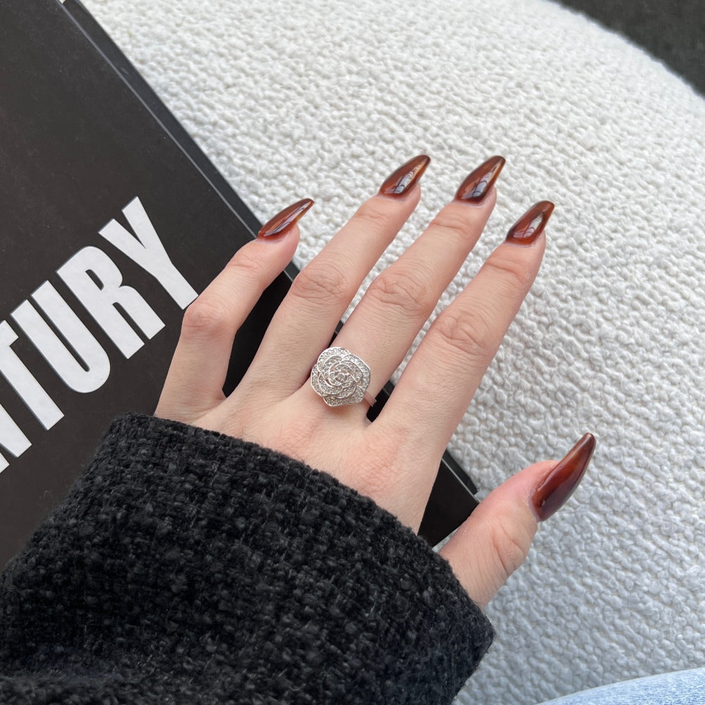 Daisy Flower Diamond Ring