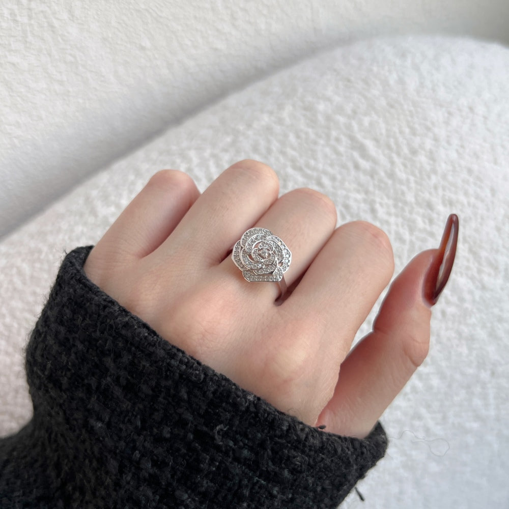 Daisy Flower Diamond Ring