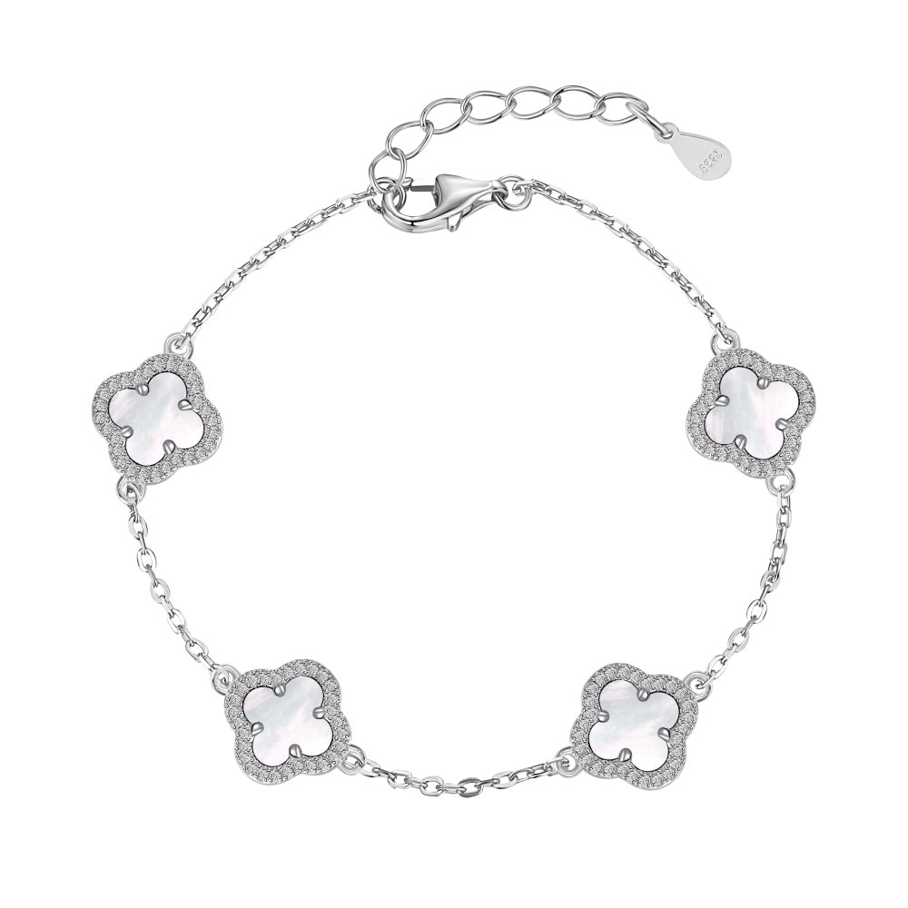 Four Clover Dainty Bracelet