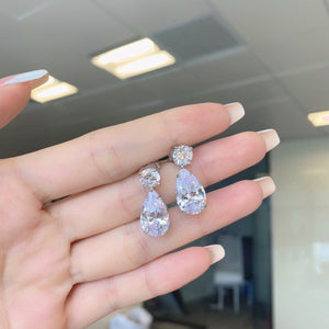 5 ct - Sofia Pear Drop Earrings