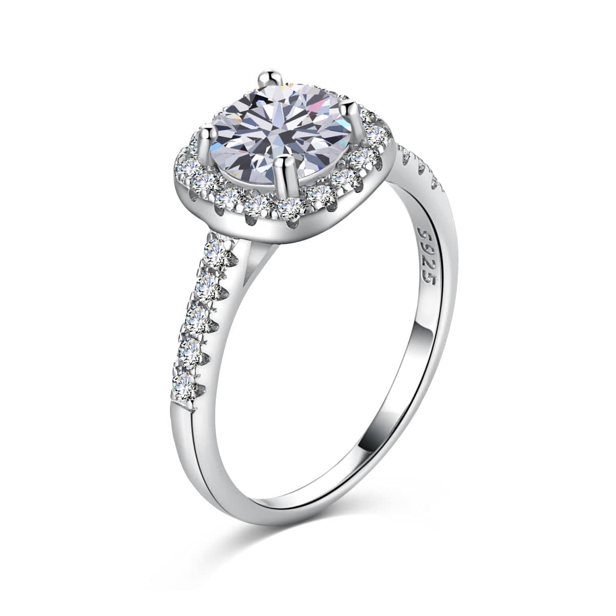 ELL 1.5 ct. Round Halo Ring