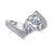 2 ct. - Harmony Pear Shaped Bypass Ring