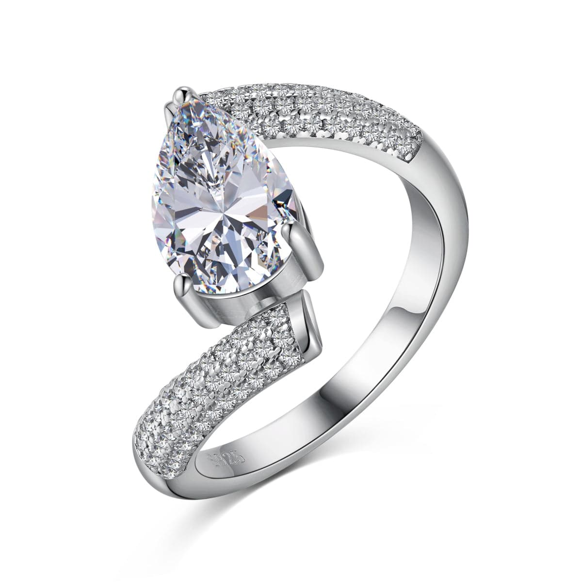 HARMONY 2 ct. Pear Shaped Bypass Ring