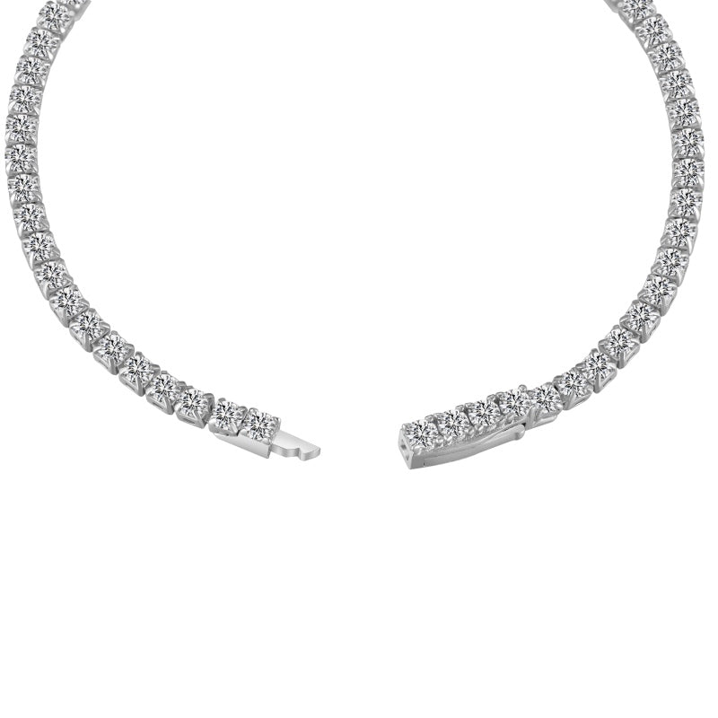 AMY 4 ct. Classic Round Invisible Tennis Bracelet
