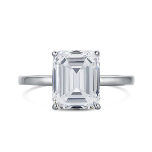 4 ct. - Sofia Emerald Cut Ring