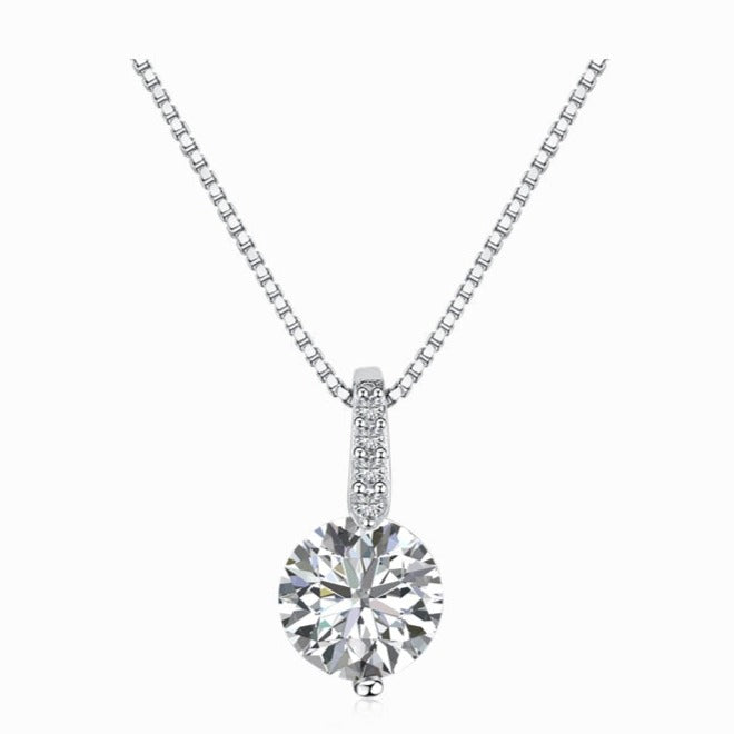 TASHA 1 ct. Round Diamond Necklace