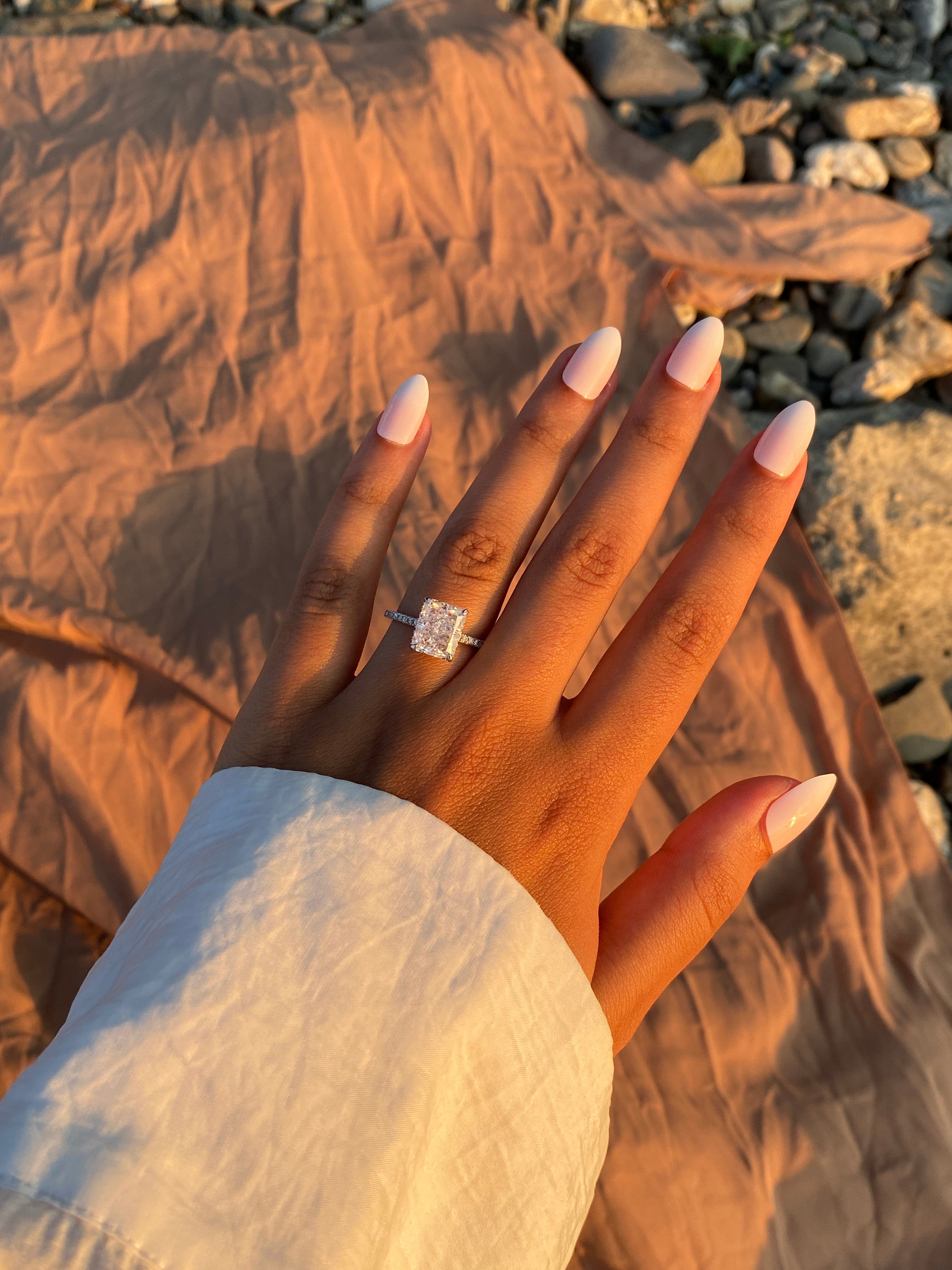 HALO 3.5 ct. Radiant Pave Crushed Ice Ring