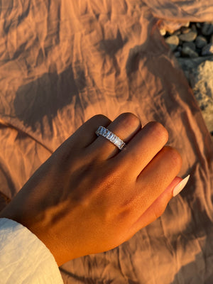 Santorini Eternity Silver Ring