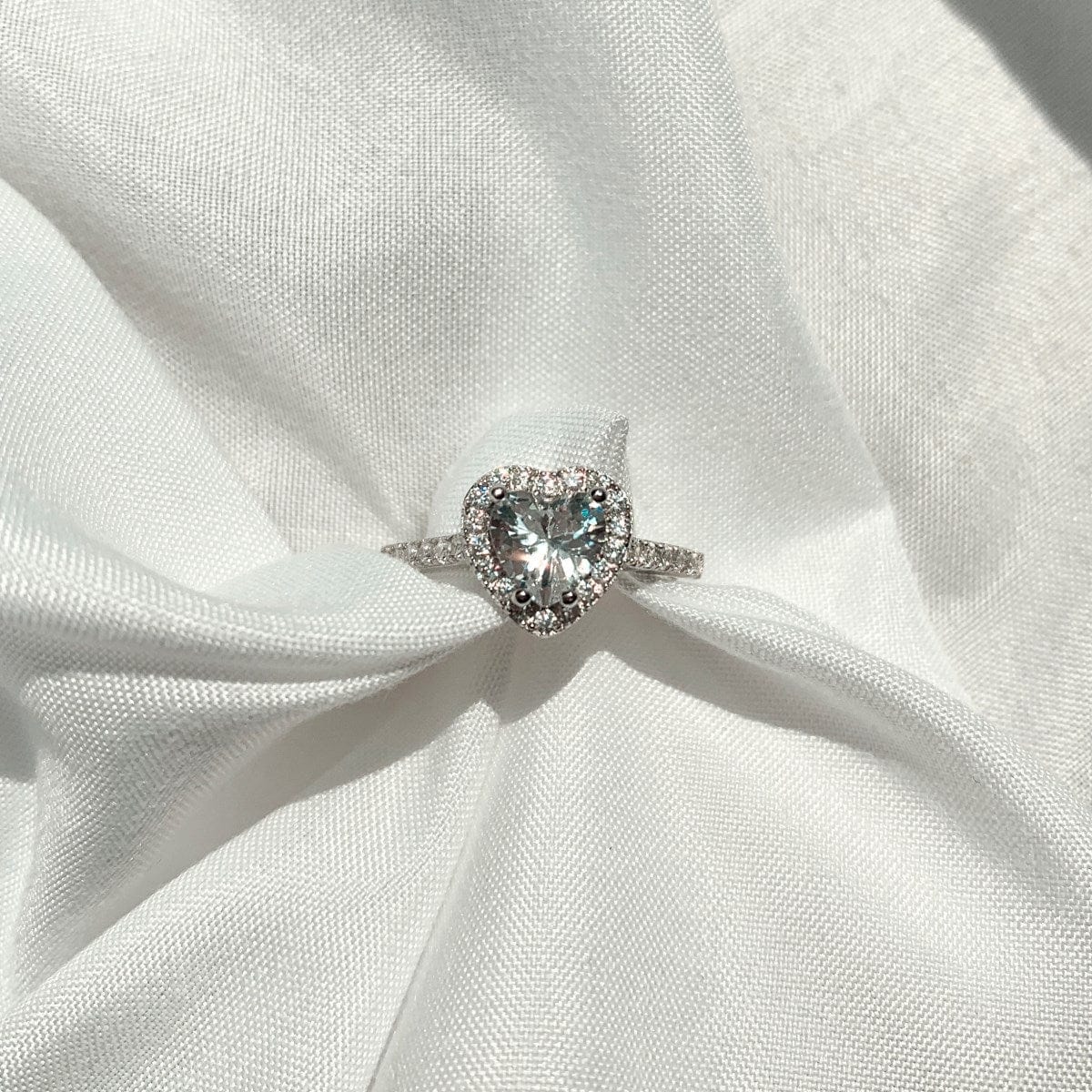 BE MINE 2 ct. Heart Pave Ring