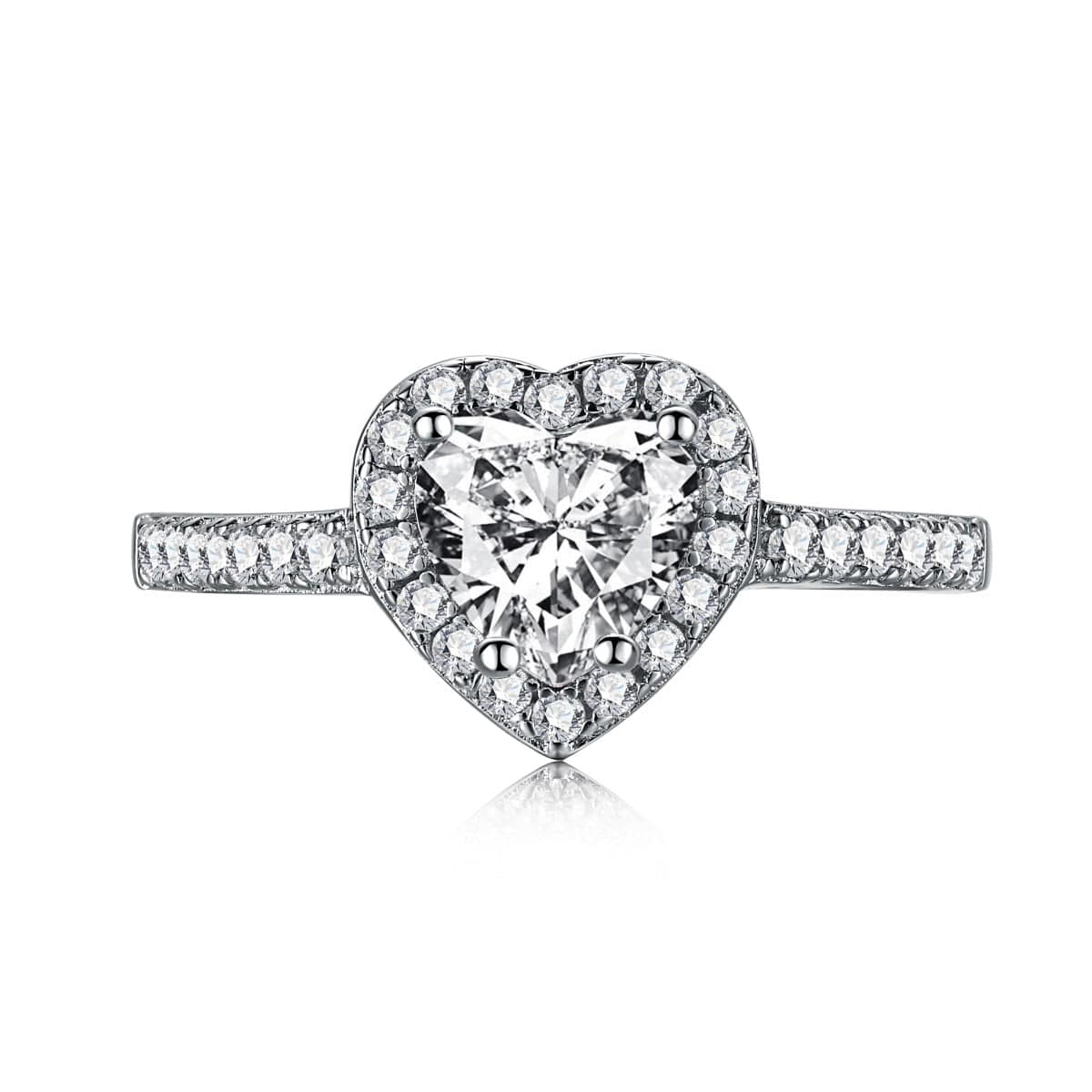 BE MINE 2 ct. Heart Pave Ring