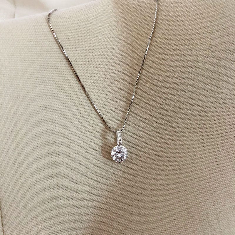 TASHA 1 ct. Round Diamond Necklace