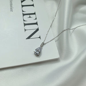 2 ct - Aria Pear Diamond Necklace