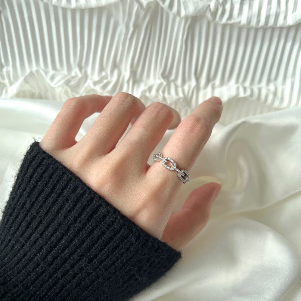 Tiffany chain link ring sale