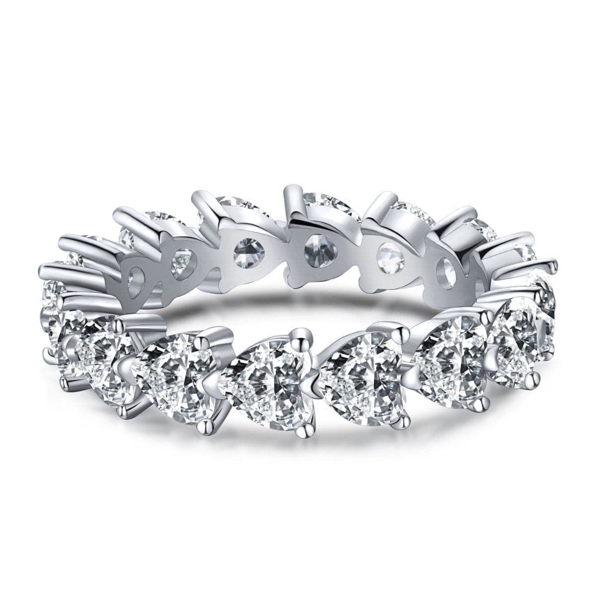 ETERNITY 1 ct. Heart Eternity Band Ring