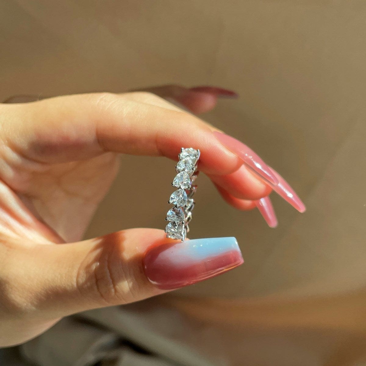 ETERNITY 1 ct. Heart Eternity Band Ring