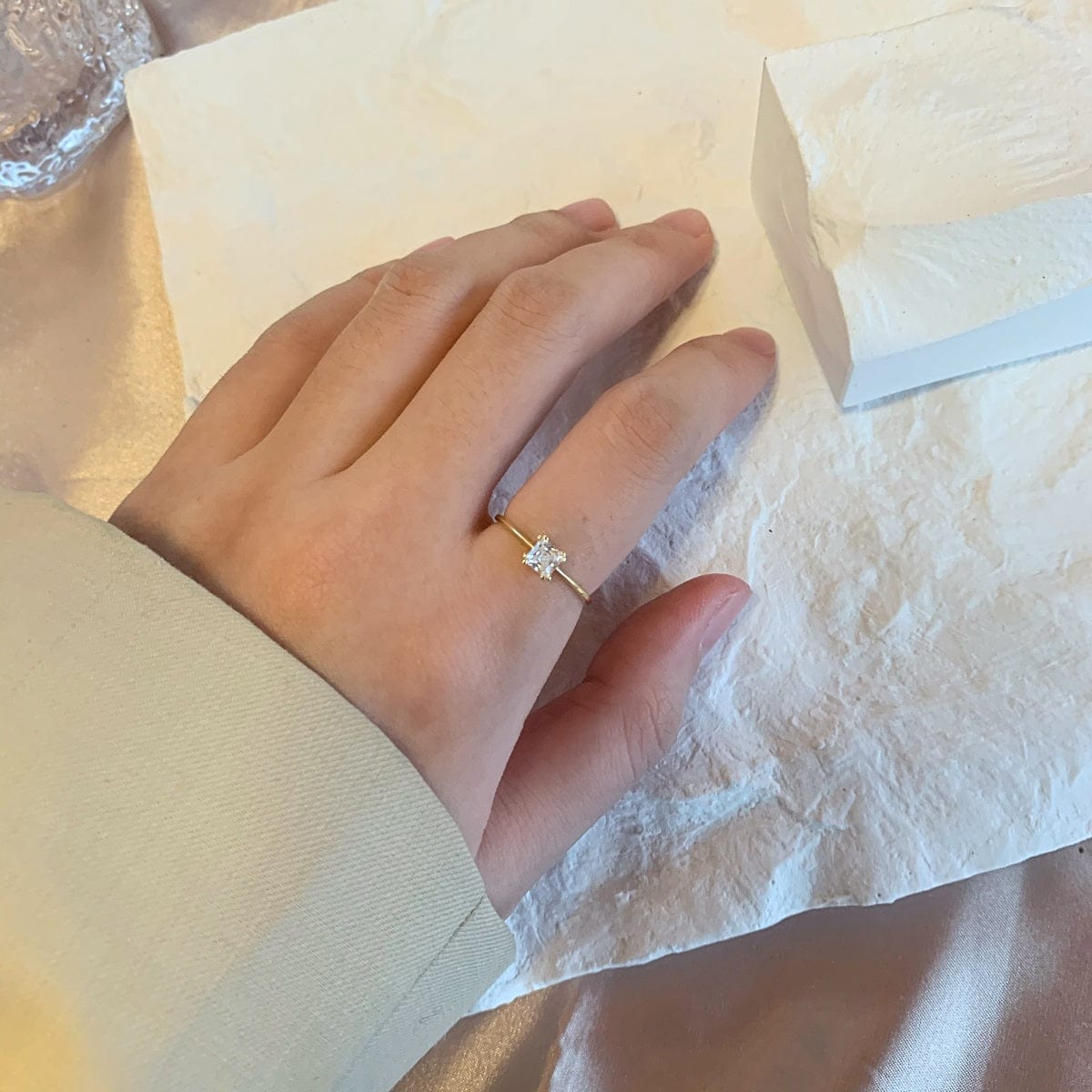 BAILEY 0.5 ct. Princess Solitaire Ring