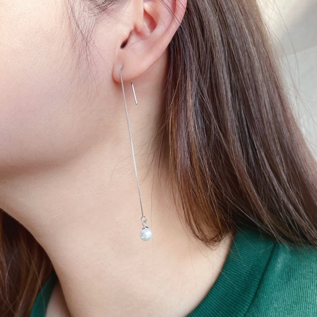 Dainty Pearl Drop Earrings