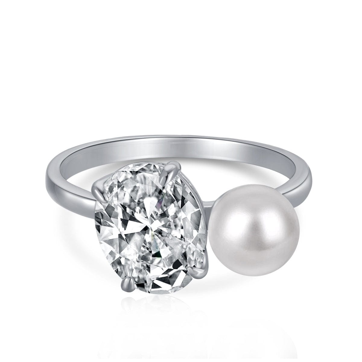 ARIANA 2.5 ct. Toi Et Moi Pearl Ring