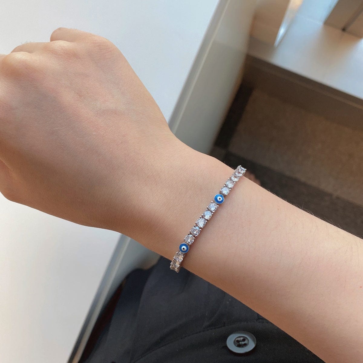Evil Eye Tennis Bracelet