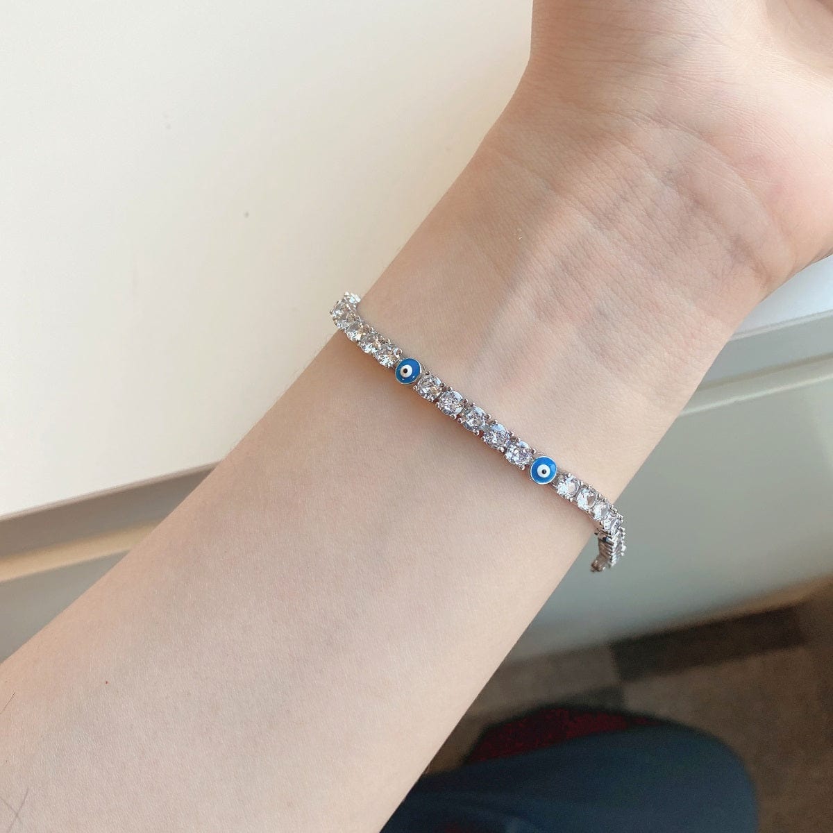 Evil Eye Tennis Bracelet
