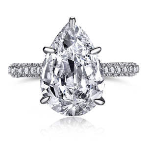 5 ct - Trophy Pear Shaped Ring